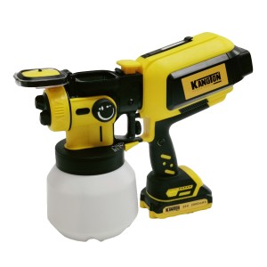 20V New Cordless HVLP Spray Gun Paint Sprayer with LED for Furniture, Cabinets, Fences, Decks, Walls, DIY Projects