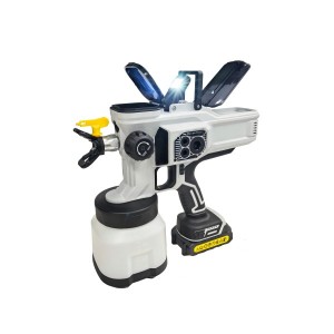 2025 New Airless Cordless High Pressure Airless Paint Sprayer Electric DIY Paint Spray Gun with LED