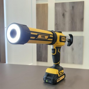 Kangton Glue Gun Battery Powered 20V Cordless Caulking Gun with Led, Adjustable Speed