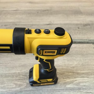 Kangton Glue Gun Battery Powered 20V Cordless Caulking Gun with Led, Adjustable Speed