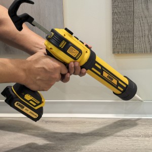 Kangton Glue Gun Battery Powered 20V Cordless Caulking Gun with Led, Adjustable Speed