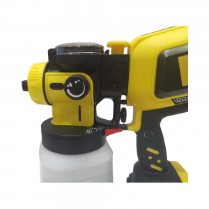 20V New Cordless HVLP Spray Gun Paint Sprayer with LED for Furniture, Cabinets, Fences, Decks, Walls, DIY Projects